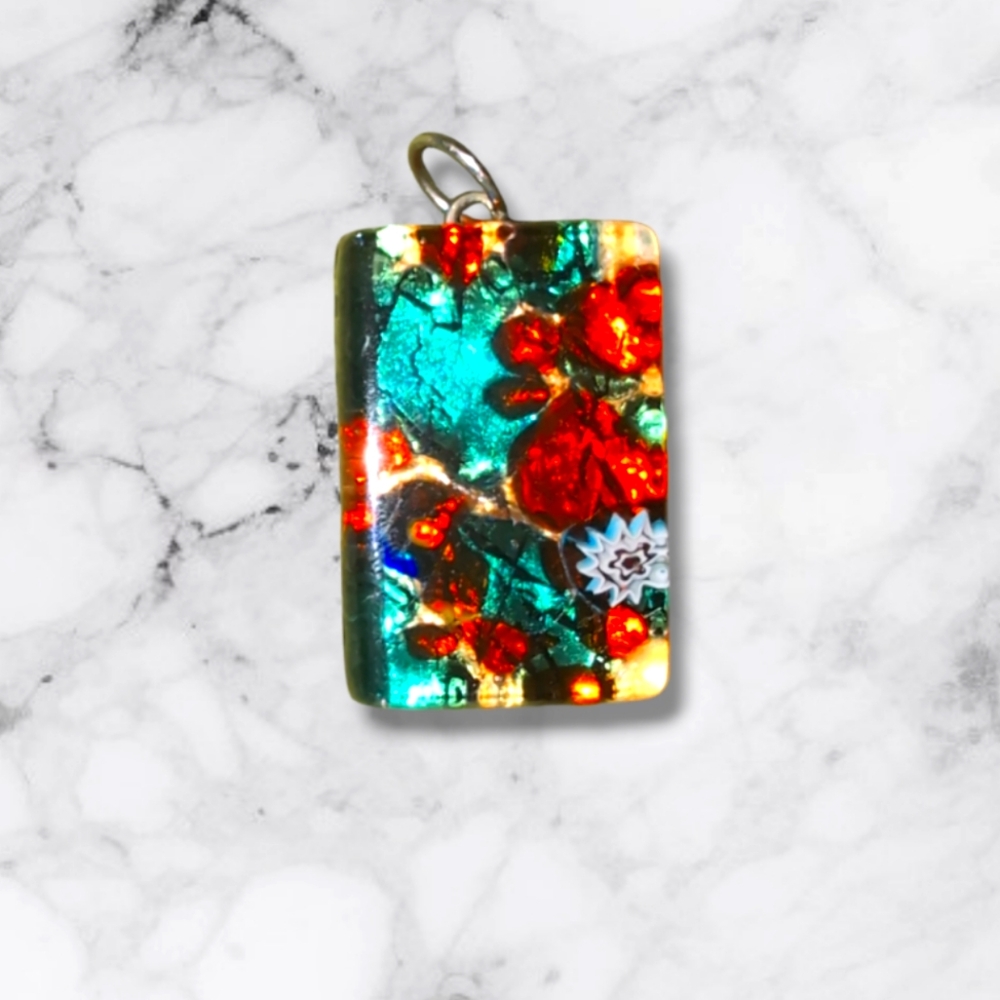 Murano Millefiori Glass Pendant